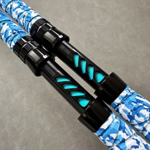 Canne à poisson-chat en fibre de verre pour <span class=keywords><strong>la</strong></span> pêche en eau douce Heavy Duty High Flexibility Anti Rust Guides Poignée confortable Vente d'usine - Product Image 6