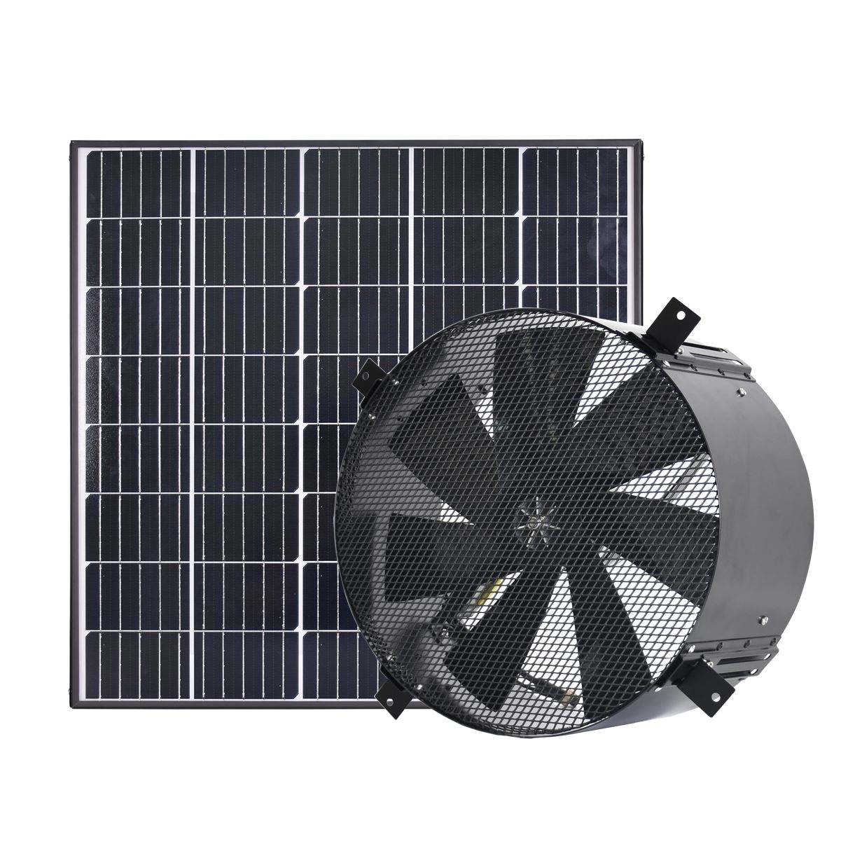 Kit De Ventilateur De Panneau Solaire, Ventilateur Double étanche à énergie Solaire 5W 12V
