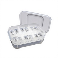 Boîte d'incubation rectangulaire en plastique pour œufs de tortue, incubateur pour œufs de lézard, reptile, poussins, lézard cornu, dragon barbu, thermomètre