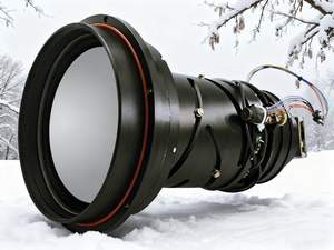 Objectif de caméra d'imagerie thermique infrarouge, longueur focale 75-300 mm, objectif à <span class=keywords><strong>zoom</strong></span> continu pour 384x288/640x512/1280x1024 pixels f1.0 - Product Image 6