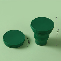 Vente chaude en plein air Silicone de qualité alimentaire pliable tasse à boire Portable télescopique bouteille d'eau pliable Pet eau Drinkware