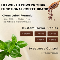 Concentré de café liquide Cold Brew Lifeworth, classique, régulier, boisson à la caféine, glacé ou chaud, pour adultes