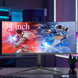 OEM/ODM 34 inch 165Hz/180Hz VA-scherm 21:9 350cd/<span class=keywords><strong>m</strong></span>² 10ms 3000:1 gebogen ontwerp 85% sRGB gaming desktop display gebogen LCD-monitor - Product Image 4