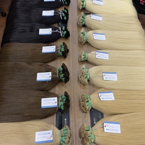 สีใหม่มีในสต็อก: ผมต่อของมนุษย์ผมตรงธรรมชาติสีโทนแสงเวียดนามที่มีคุณภาพสูง - Product Image 3