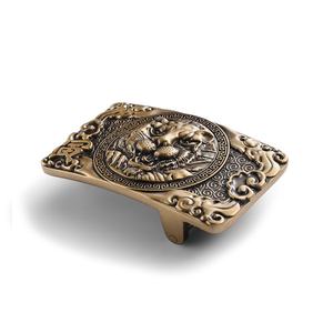 Boucle de ceinture pour homme de style archaïque, motif léopard ancien, fabrication de quincaillerie par moulage sous pression de pointe - Product Image 3