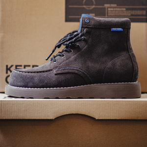 <span class=keywords><strong>Stivali</strong></span> da Uomo Maden: <span class=keywords><strong>Stivali</strong></span> da Lavoro da <span class=keywords><strong>Cowboy</strong></span> in Pelle Scamosciata, Stivaletti alla Caviglia con Suola Rialzata Stile Americano Retrò, Comodi per l'Escursionismo, Tendenza Autunno 2026 - Product Image 1