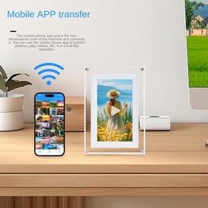 创新7英寸透明数码相框亚克力电子相册播放器wi-fi运动视频显示器AVI MP4 MP3礼品 - Product Image 6