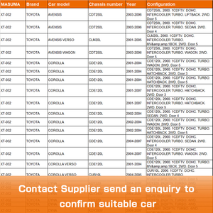 Bujías de Incandescencia Automáticas MASUMA XT-032 de Cerámica DE #   1500cc 19850-27010 19850-30010 para TOYOTA AVENSIS VERSO - Product Image 3