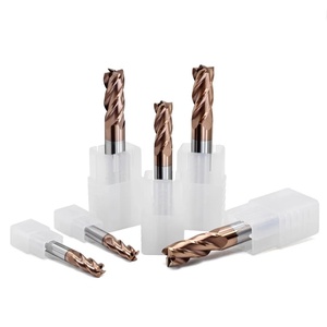 Dụng Cụ Cắt Cnc Dẹt Vuông 45HRC 50HRC 55HRC 60HRC, Dụng Cụ Cắt 4 Sáo 4 Sáo Vuông, Dao Phay Ngón Cacbua Rắn 10% - Product Image 4