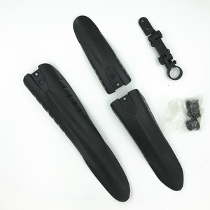Garde-boue pour vélo de montagne Flyfish, ensemble de trois pièces en plastique noir pour la mise à niveau et la rénovation, accessoires de cyclisme - Product Image 3