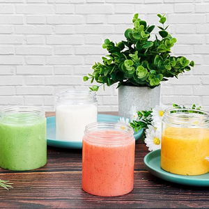 Venta al por Mayor de Frascos de Plástico PET Vacíos para Slime, Envases Cosméticos Redondos Transparentes con Tapas de Rosca, Capacidad de 50ml-500ml, Calibre de 68mm - Product Image 3