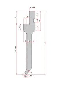 Troqueles de perforación de herramientas de freno de prensa CNC Amada