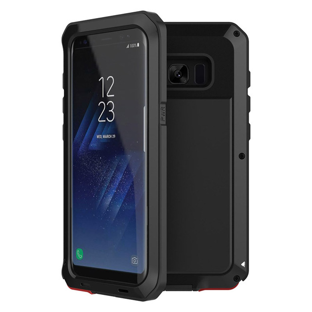 Luxury Doom Armor Heavy Duty 360 Full Protect Metal Aluminum Phone Case for Samsung S8 Shockproof Cover