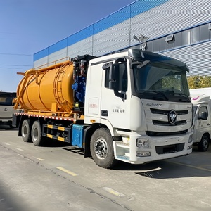 Camion de nettoyage des eaux usées et des excréments Foton 6x4, diesel, manuel, avec aspiration, capacité de 20 m3, véhicule de dragage et de nettoyage des fosses septiques - Product Image 3