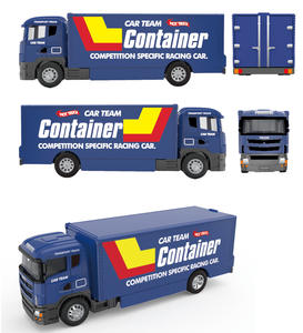 Vente en gros miniature Pull Back métal bleu <span class=keywords><strong>porte</strong></span>-conteneur <span class=keywords><strong>camion</strong></span> portes de <span class=keywords><strong>voiture</strong></span> ouvertes alliage modèle <span class=keywords><strong>jouet</strong></span> moulé sous pression modèle de <span class=keywords><strong>camion</strong></span> pour cadeau - Product Image 4