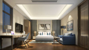 Conjunto de muebles de habitación de hotel de cadena de lujo de 5 estrellas, mobiliario completo hecho a medida para hotel Days Inn Dawn - Product Image 2