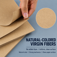 Papier kraft vierge naturel pressé à chaud, haute densité et amortissement uniforme, papier de laminage pour cartes électroniques PCB