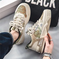 Chaussures tendance pour hommes pour l'été 2025 – Nouvelles baskets polyvalentes pour jeunes, sport et loisirs, antidérapantes, style petit tableau blanc