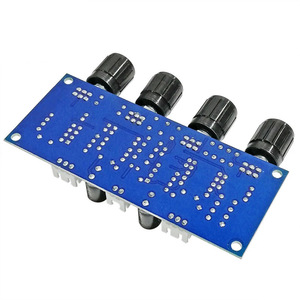 XH-A901 บอร์ดควบคุมเสียง 96 มม.x 39 มม.DC 5V-12V การปรับเสียงเบสและเสียงแหลม PCB MOUNT - Product Image 2
