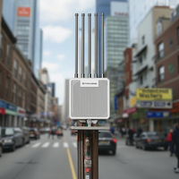 Punto de Acceso Empresarial para Exteriores Meiweisi HW3000L, Router MESH de Alta Potencia, Doble Banda, Largo Alcance, Wave2 4x4