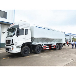 Camión Cisterna de Carga Pesada 8x4 de 20 Toneladas para Transporte de Granos y Alimentos a Granel para Granjas, Aves de Corral y Ganado - Product Image 1