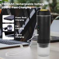 Cafetera Portátil de Cápsulas, Recargable por USB C, Bomba de 20 Bares, Calentamiento Rápido, Ligera, para Viajes, Oficina y Hogar