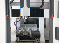 Machines de fraisage CNC en métal à vente chaude 2025, équipées d'axes rotatifs à cinq axes de type trunnion