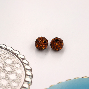 Bolas de taladro de agujero progresivo de diamante al por mayor, cuentas sueltas de arcilla blanda de colores, accesorios de joyería DIY - Product Image 5