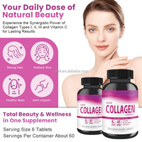 Comprimés de Super Collagène et Vitamine C Type 1 & 3, Peptides Bovins Hydrolysés, Alimentés à l'herbe, Supplément Céto pour la Peau, les Cheveux, les Ongles et le Soutien Articulaire