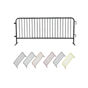 Barricadas de Control de Multitudes, Barrera de Seguridad Vial Portátil de Acero Galvanizado, Venta Directa de Fábrica - Product Image 2