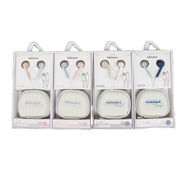 KIKI-531 Type-C Wired Earphones for iPhone 15/16/17 & for Samsung High Quality Gaming Headset