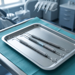 Ensemble de couteaux parodontaux Kirkland Orban pour gingivectomie et détartrage des tissus mous, en acier inoxydable avec manche moleté - Product Image 4