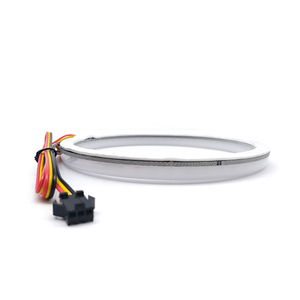 Anneaux lumineux LED multicolores 70 mm-160 mm, commande par application, éclairage LED de voiture, Angel Eye - Product Image 4