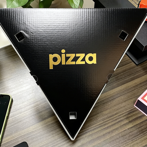 Scatola Triangolare <span class=keywords><strong>per</strong></span> Pizza in Carta Ondulata Personalizzata all'Ingrosso <span class=keywords><strong>per</strong></span> Asporto - Product Image 6