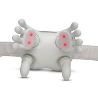 Masseur portable pour le cou et les épaules à 10 doigts avec chauffage réglable, rechargeable, modèle N366