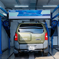 Machine de lavage de voitures mobile extérieure sans contact haute pression à service libre pour station-service