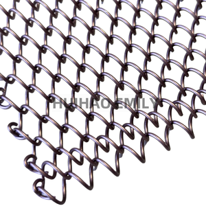 Voilage métallique tissé en maille à maillons de 1,2 mm pour <span class=keywords><strong>plafond</strong></span> d'hôtel et cheminée, avec services de découpe et de soudure - Product Image 4