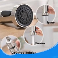 Robinet de cuisine sans contact Mitigeur Pulvérisateur Capteur Robinet de cuisine pour évier de cuisine