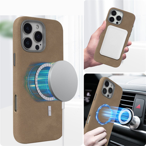 Produit anti-chute le plus vendu Étui <span class=keywords><strong>de</strong></span> protection en cuir magnétique intégral pour iPhone 16 Series Étui <span class=keywords><strong>de</strong></span> téléphone <span class=keywords><strong>de</strong></span> haute qualité - Product Image 3