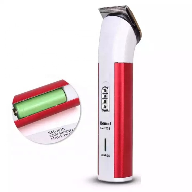Popular Professional Rechargeable Shaver Kemei KM-702B Professional Battery Electric Rechargeable Hair Clipper Trimmer
