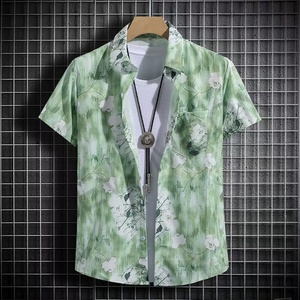 Camisa Hawaiana Personalizada de Moda Casual para Hombre, Camisa de Playa de Manga Corta con Estampado Moderno para Parejas - Product Image 6