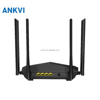 Routeur WiFi intelligent double bande AC6 Tenda AC1200 1167 Mbps avec Beamforming+ MU-MIMO et antennes externes à gain élevé 4x6dBi