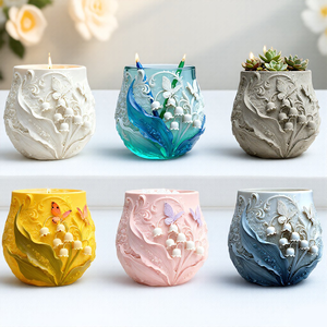 Bougie parfumée de luxe en gypse en forme de papillon, bougie d'aromathérapie, cadeau, <span class=keywords><strong>cire</strong></span> fondue artisanale en gypse pour la décoration intérieure - Product Image 2