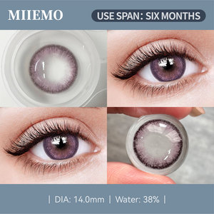 Lentes de Contacto Suaves de Color Morado, Nuevos Estilos de China, Lentes de Prescripción, Certificación ISO, 5 Años de Caducidad, <span class=keywords><strong>Precio</strong></span> de Fábrica - Product Image 3