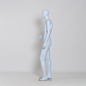 Maniquíes de cuerpo completo grises de fibra de vidrio de calidad, maniquíes de moda masculina, maniquí <span class=keywords><strong>desnudo</strong></span>, <span class=keywords><strong>modelo</strong></span> de exhibición de ropa de pie - Product Image 5