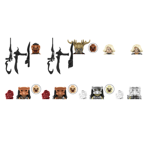 Figurines d'action de la série de films Alien Predator, blocs de construction, briques, poupées à assembler, MOC DIY, 40 pièces, jouets en plastique ABS pour les 14 ans et plus - Product Image 4
