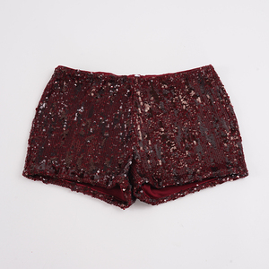 Nightclub Party Colorblock Shimmer Sequin Low Waist <b>Dance</b> Hot <b>Pants</b> Women Hot Girl Stretchy Flattering Christmas Shorts - Product Image 6