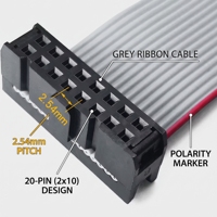 Cable Plano con Aislamiento de PVC de 2.54mm de Paso para Computadora, Motocicleta, Automóvil y Electrodomésticos