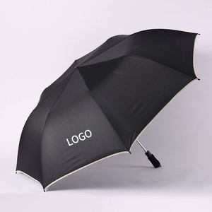 Factory Price <b>Large</b> Canopy Custom Golf <b>Umbrella</b> Dual Folding Waterproof Business <b>Umbrellas</b> with Logo for Branding Events - Product Image 4