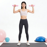 Ensemble d'haltères portables de haute qualité pour Pilates, haltères en silicone souple, haltères pour la maison, fitness, poids libres pour l'entraînement des femmes